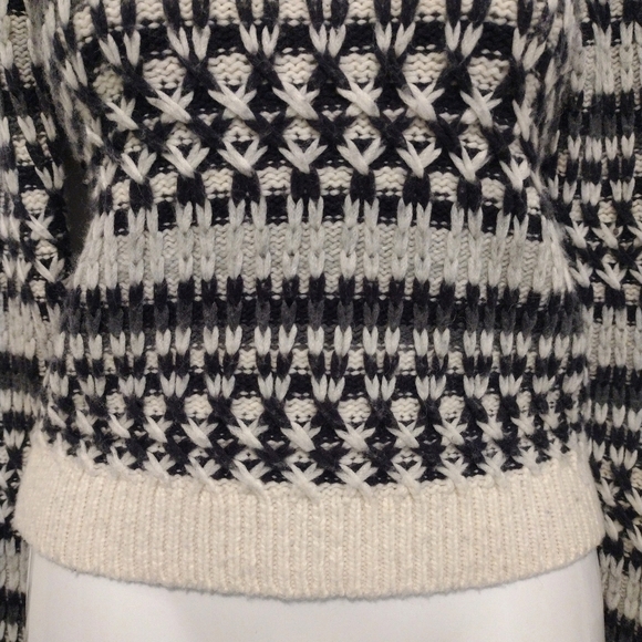 Loft - Knit Stitched Striped Turtleneck Sweater - Picture 8 of 16
